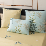 Комплект постельного белья Делюкс Сатин 100% хлопок на резинке LR608