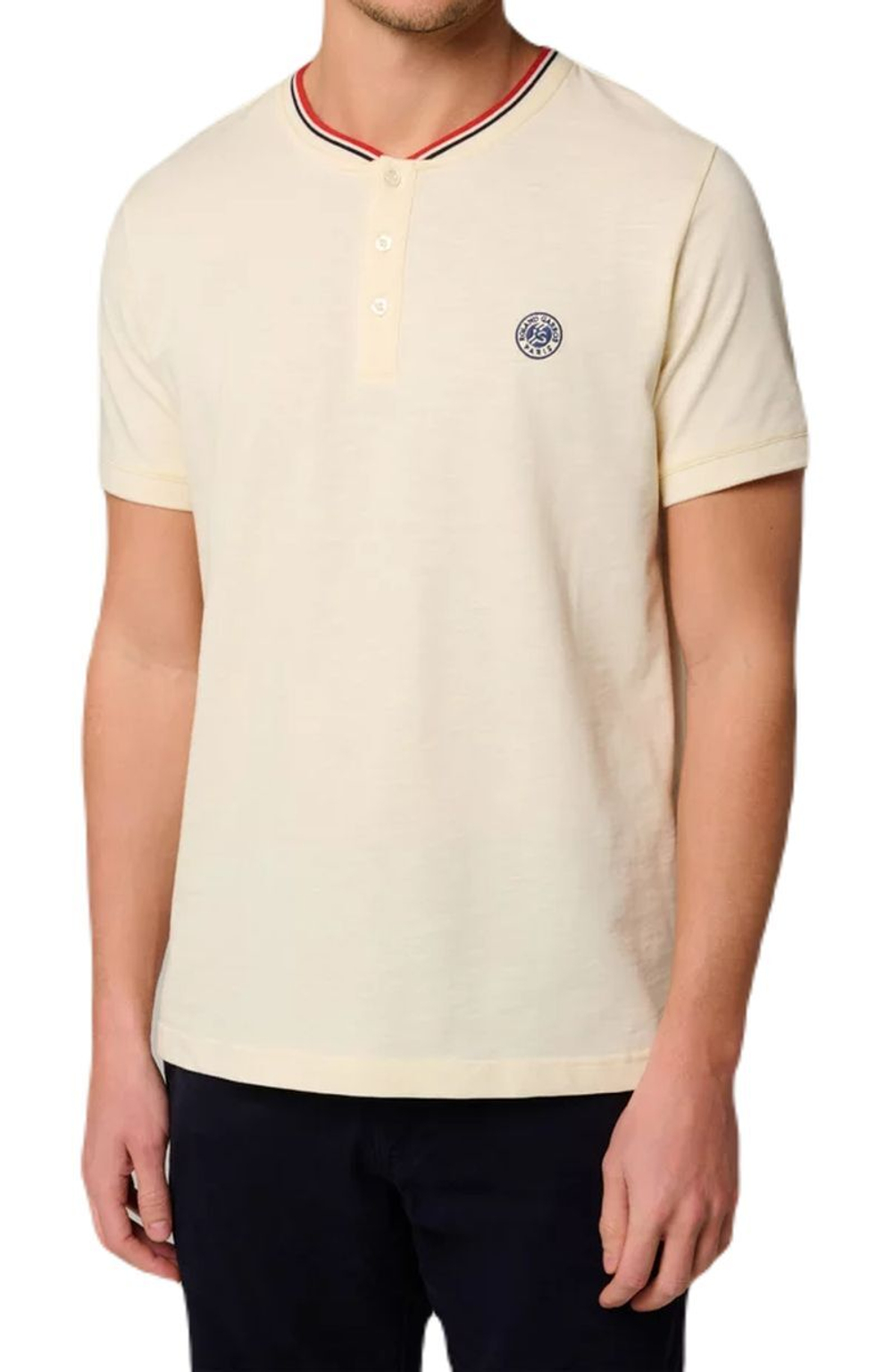 Мужское теннисное поло Roland Garros Steve Polo T-Shirt - Бежевый