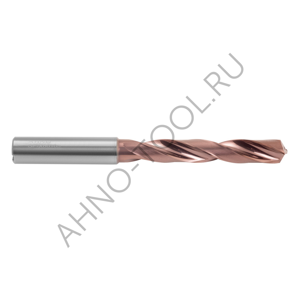 Сверло  9.2мм монолитное твердосплавное 5D с подводом СОЖ. SP-X801050920 VHM AHNO