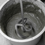 Насадка для миксера, для легких растворов, 140 х 590 мм, оцинкованная, хвостовик резьба М14 Сибртех