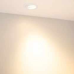 Светильник MS-VORTEX-BUILT-R90-12W Warm3000 (WH-WH, 40 deg, 230V) (Arlight, IP20 Металл, 5 лет) 043479