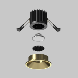 Встраиваемый светильник Technical DL058-7W4K-BS