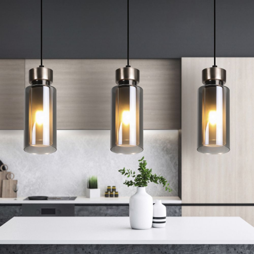 Светильник подвесной (подвес) Rivoli Klara 3099-203 3 * Е14 15 Вт модерн