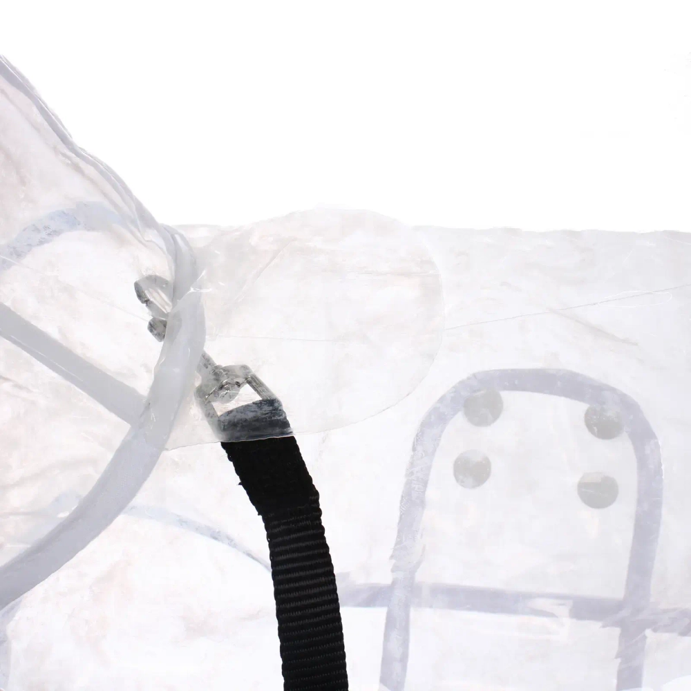 Дождевик для мелких пород собак «KOMFORT», прозрачный, р L