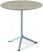 Стол ламинированный обеденный складной Scab Design Tripe Folding, голубой, состаренный серый дуб