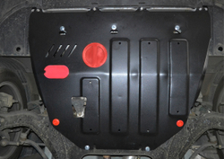 Защита картера и КПП АвтоБроня для DongFeng H30 Cross (V - 1.6) 2014-2018/DongFeng S30 (V - 1.6) 2013-2017, штампованная, сталь 1.8 мм, с крепежом, 111.09301.1