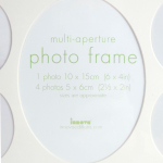 Фоторамка Innova Baby Memories I 20х30 с паспарту 10х15, 5x6, пластик/стекло, белый (PI03738)