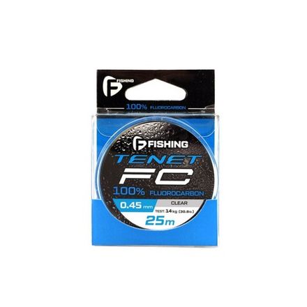F-FISHING Леска Tenet Fluorocarbon 25м 0,45мм 14кг/30,8lb