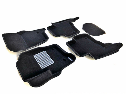 Коврики салона для LAND ROVER Discovery 3 (2005-2009) Euromat 3D Business черные. Арт. EMC3D-003100