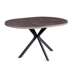 Стол круглый Vegas раздвижной (100+40) камень темный