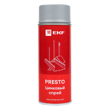 Цинковый спрей "Presto" 400мл EKF lp-zinc