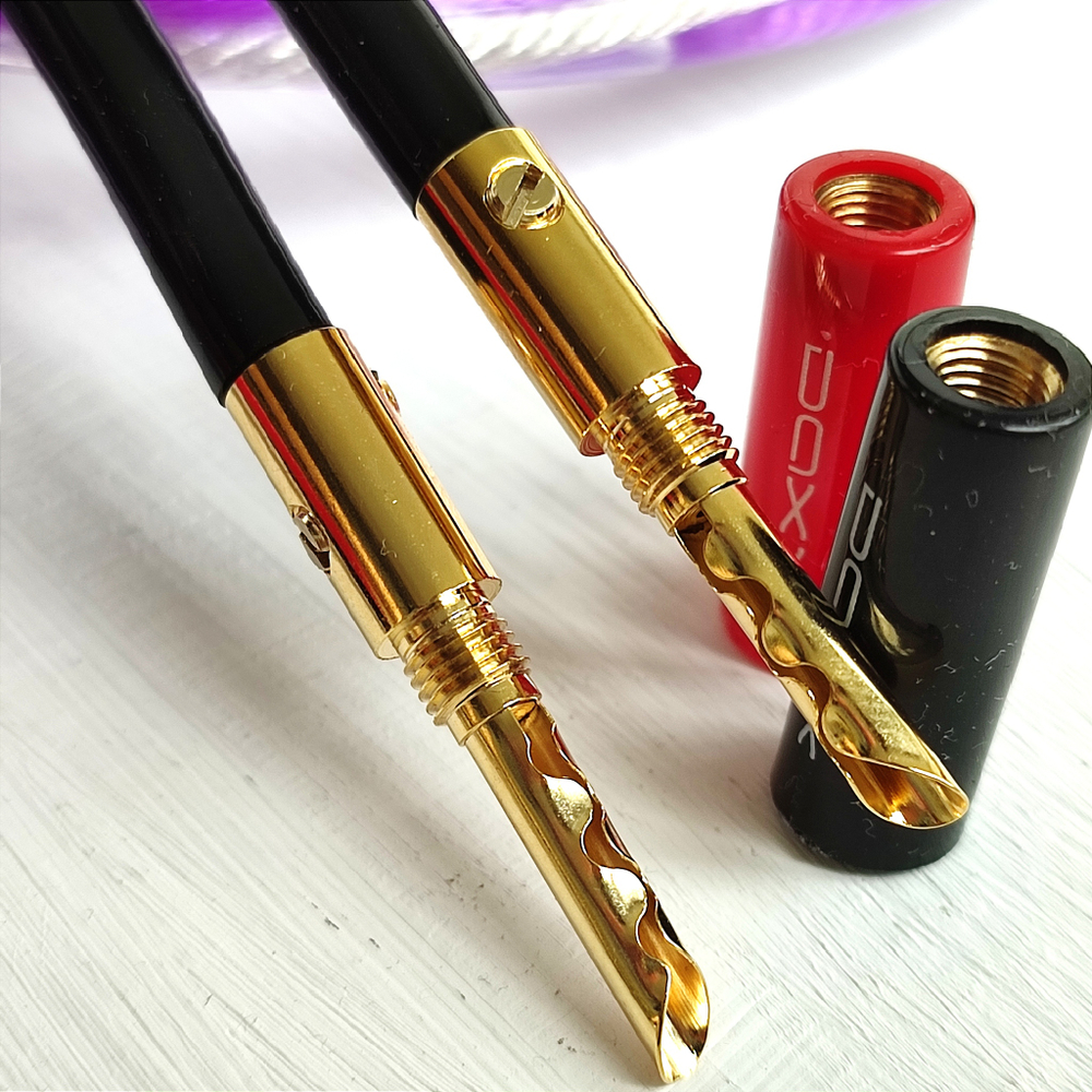 DAXX S82p Акустический кабель 12AWG (3.3мм.кв), класса Hi-Fi из бескислородной меди -готовая пара-