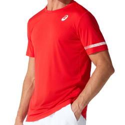 Мужское теннисное поло ASICS T-Shirt Men - Red, White