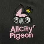 Худи All City Pigeon Pink Logo черный