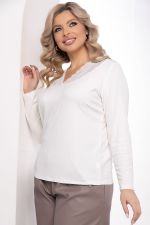 Блуза "Лира" (белая) Б8309 LT Collection