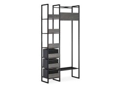 Готовая прихожая Берли дуб рошелье / черный матовый