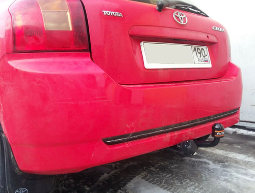 Фаркоп на TOYOTA COROLLA E12 (2002-2007) (без электрики, паспорт/сертификат в комплекте) Автос.TY 29
