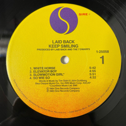 Винтажная виниловая пластинка LP Laid Back Keep Smiling (США 1984)