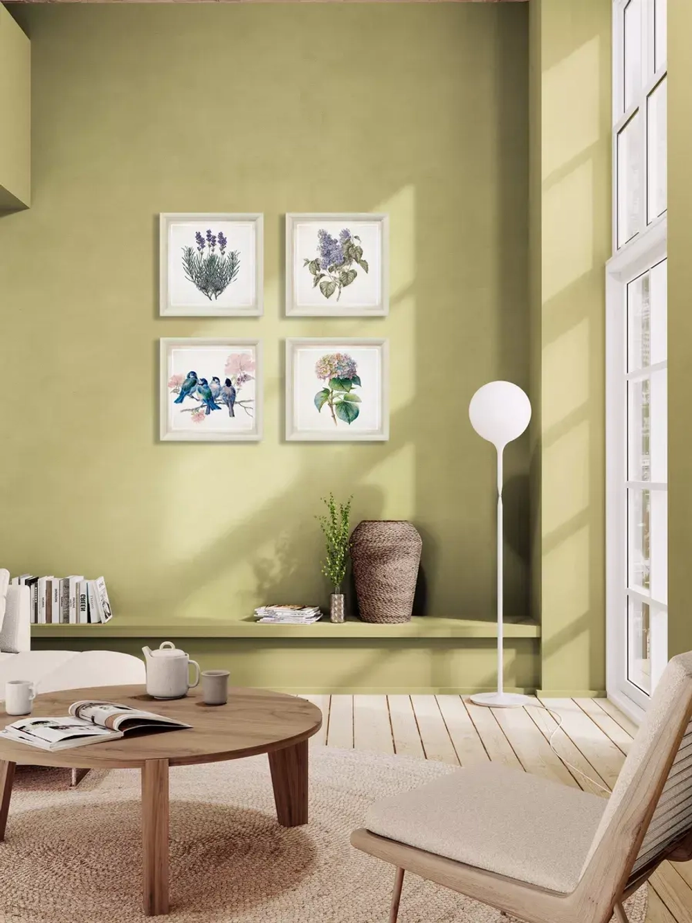 Картина на стену интерьерная на холсте 34x34 см