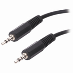 Кабель Jack 3.5 mm M-M 1 5 м SONNEN для передачи стерео-аудио черный (5 штук в упаковке)