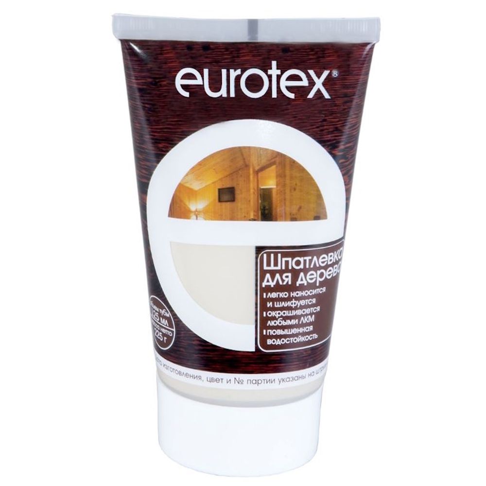 Шпатлевка по дереву EUROTEX  бук  0,225кг (Рогнеда)