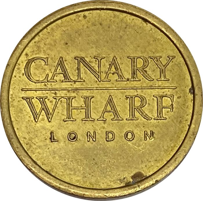 Парковочный жетон "Canary Wharf" Великобритания (маленький)