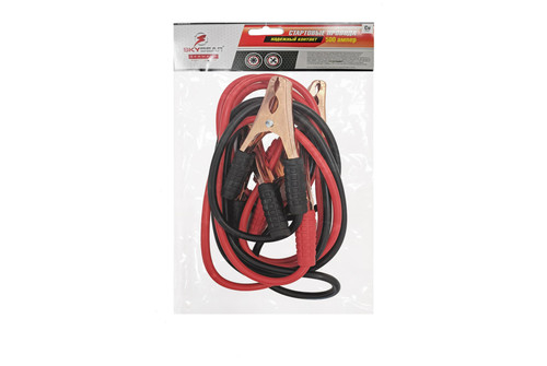Стартовые провода  500 А 2,5 метра пакет с европодвесом Skybear