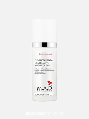 Восстанавливающий ночной крем Антистресс Environmental Destressing Night Cream M.A.D Skincare, 50 гр.