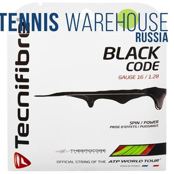 Теннисные струны Tecnifibre Black Code (12 m) - зеленый
