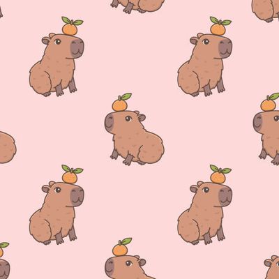 Капибары и мандарины