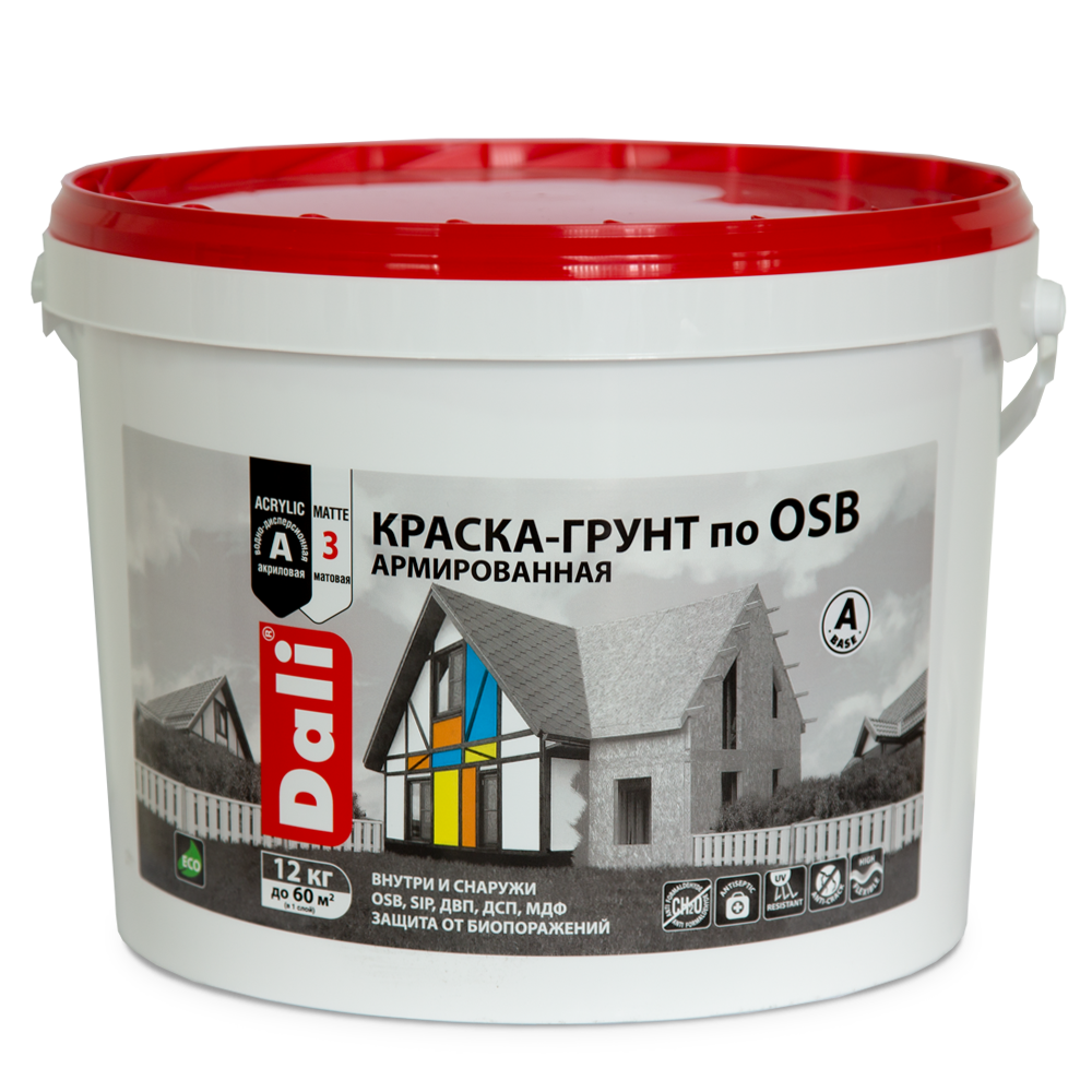 Краска-грунт по OSB DALI, 12кг