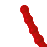 Красная насадка на пенис для двойного проникновения 19,5см ToyFa Black&Red 901413-9