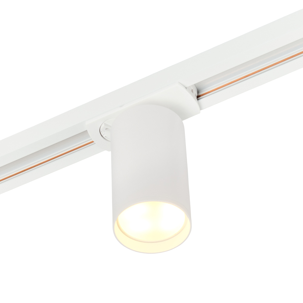 Трековый однофазный светильник 35W 220V однофазный MyFar Beam MT0120-GU10-W