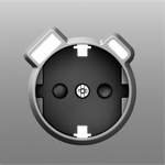 Накладка для розетки Schuko с зарядным устройством USB A+C, со шторками 16A 250В, серый графит, серия S08