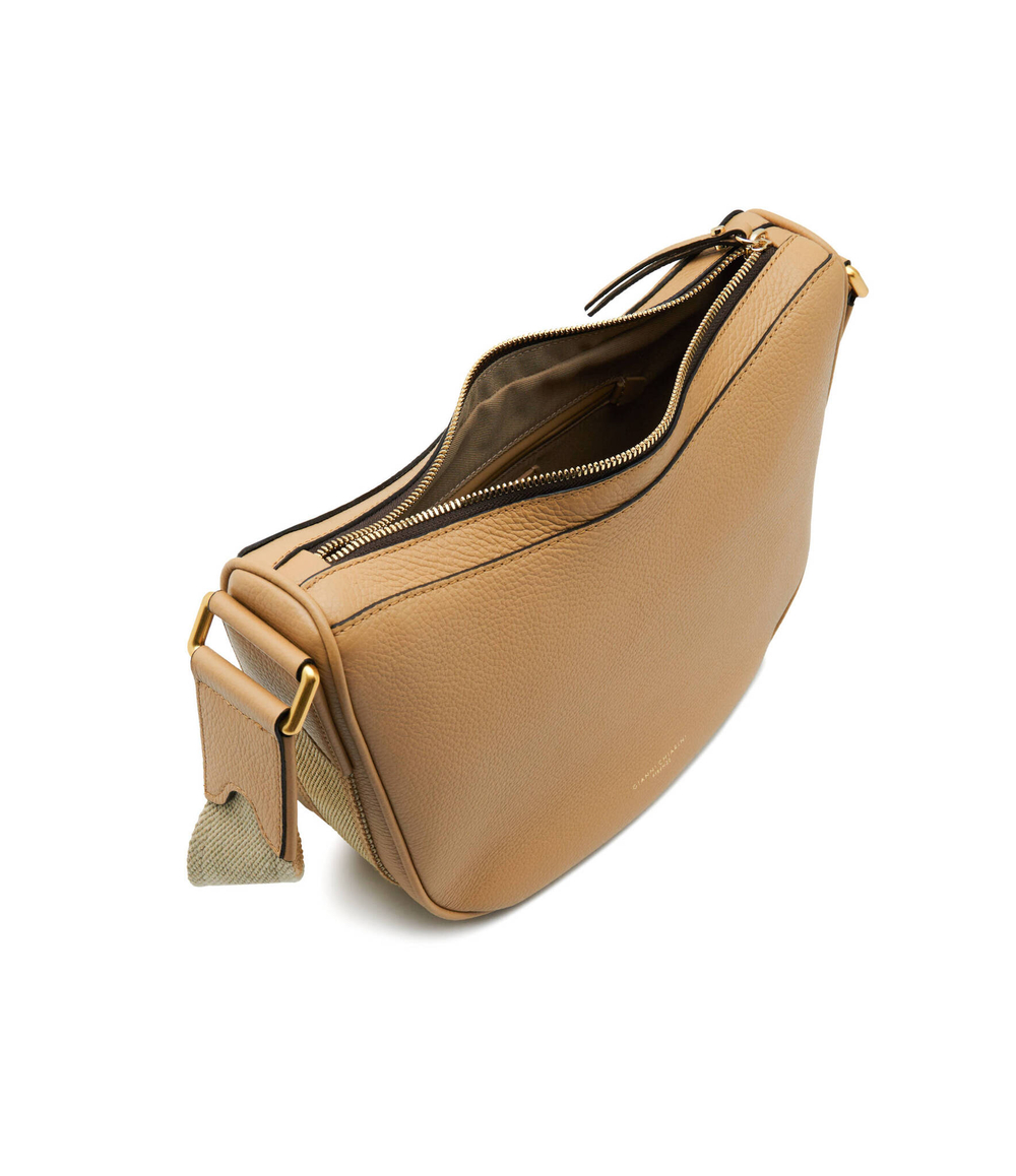 Кожаная сумка хобо borsa pelle GIANNI CHIARINI - коричневый(BS 10635 GRN-NA)