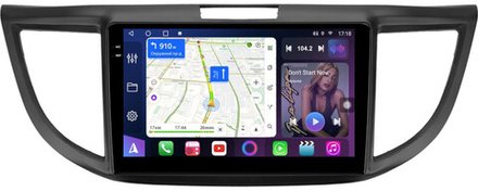 Магнитола для Honda CR-V 4 2012-2016 (большая рамка) - FarCar BM9-7073-9B монитор 9.5" QLED на Android 14, TS10, 4+32Гб, CarPlay, 4G SIM-слот