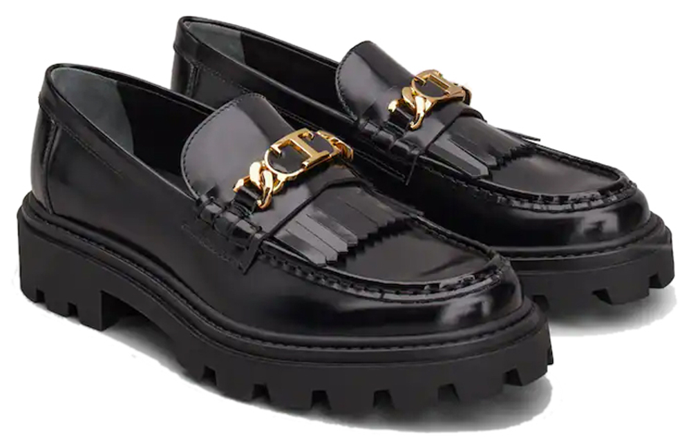 TOD"S Logo Plaque Chunky Loafers Women"s
