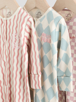 Комбинезон / Cлип для малышей Next F81-666, 3 шт., Голубой, Розовый