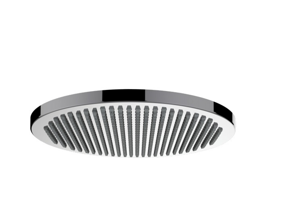 Bossini Apice душевая система: смеситель, стойка с верхним поворотным душем Ø 280 мм, с ручным душем, цвет черный матовый