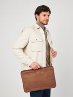 Чехол для ноутбука 13,3" и 14" (Рубчик коричневый)