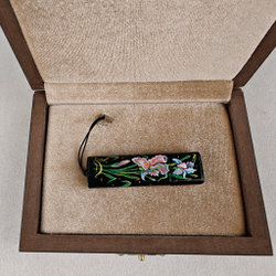 Флешка USB в футляре с ручной росписью "Ирисы"
