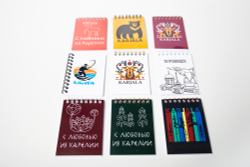 Блокнот на пружине в ассортименте