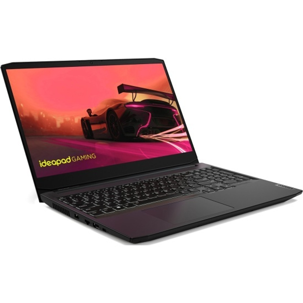 Ноутбук 15.6" IPS FHD Lenovo IdeaPad Gaming 3 15ACH6 black (AMD Ryzen 5 5600H/8Gb/512Gb SSD/3050Ti 4Gb/DOS) 82K2002CRK