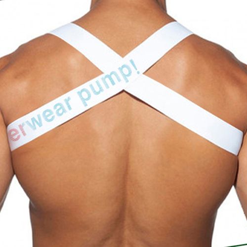 Мужская портупея белая PUMP! MP9054-1