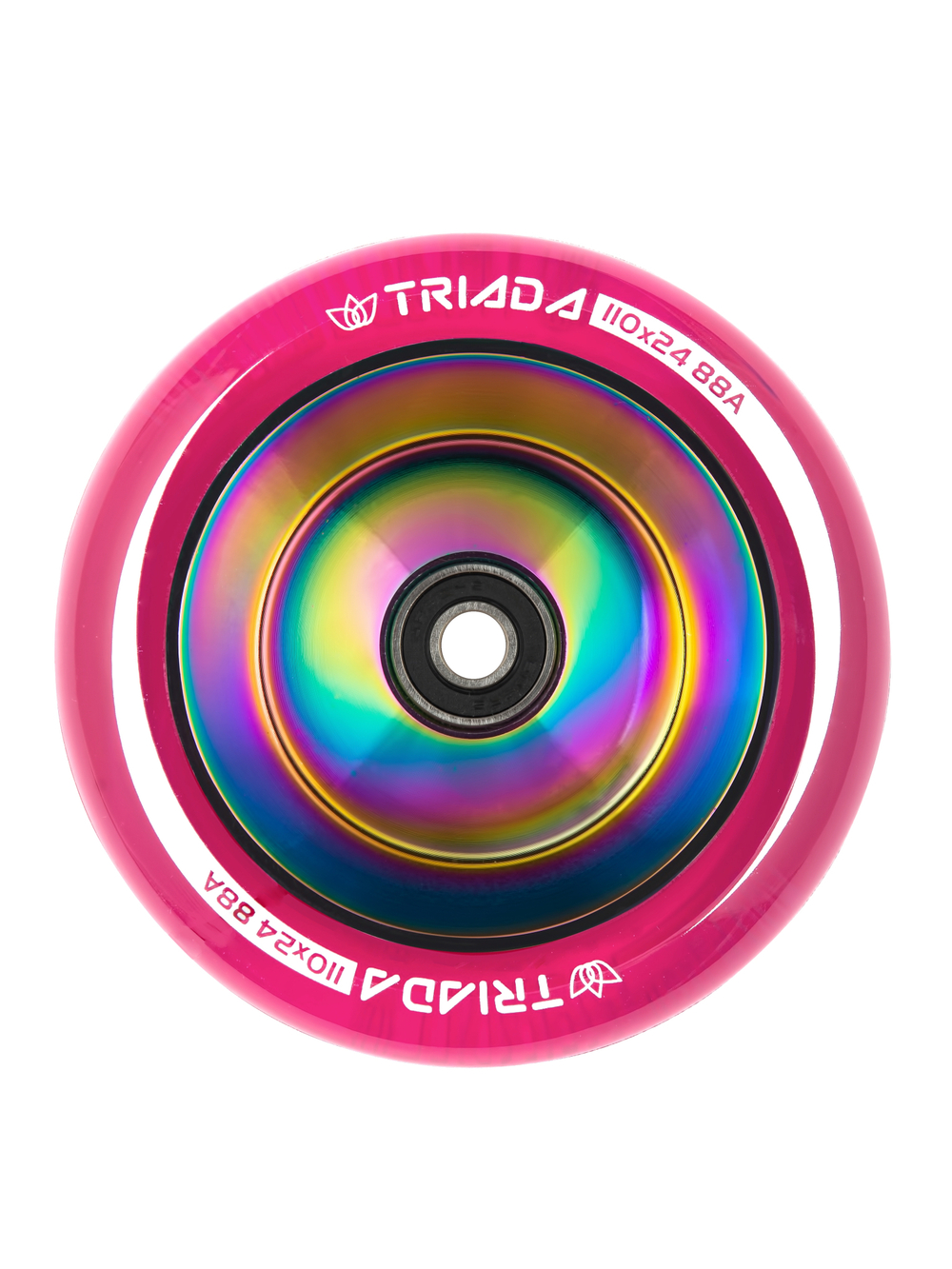 Колеса TRIADA BASIC HOLLOW TECH, Фуксия/неохром