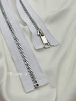 Молния белая серебро