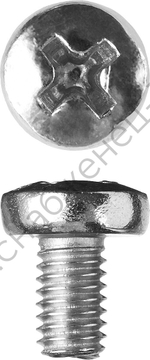 ЗУБР DIN 7985 M6 x 12 мм, кл. пр. 4.8, винт с полусферической головкой, цинк, 5 кг (303150-06-012)