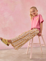 Брюки широкие для девочки Next AT2-965, Песочный