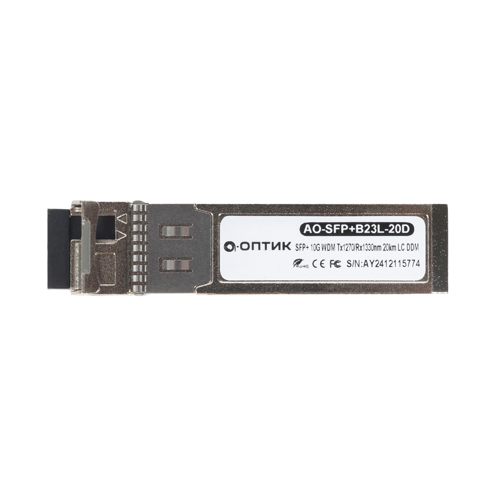 Трансивер А-Оптик AO-SFP+B23L-20D
