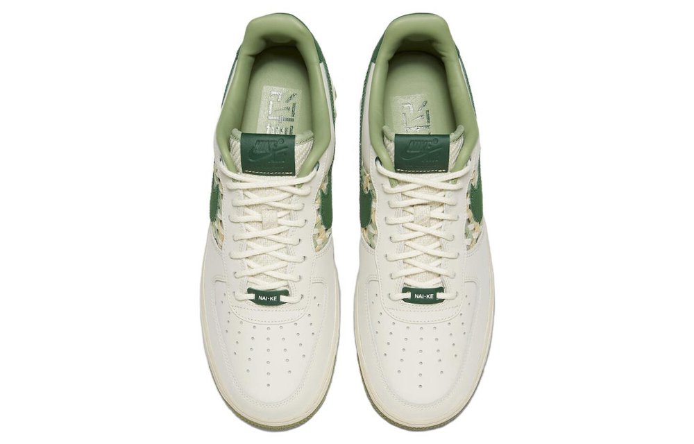Кроссовки Nike Air Force 1 Low "Light Bone And Gorge Green"